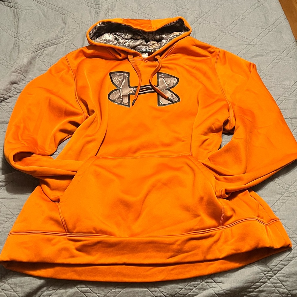 Under Armor hunting orange Sweatshirt 2XL